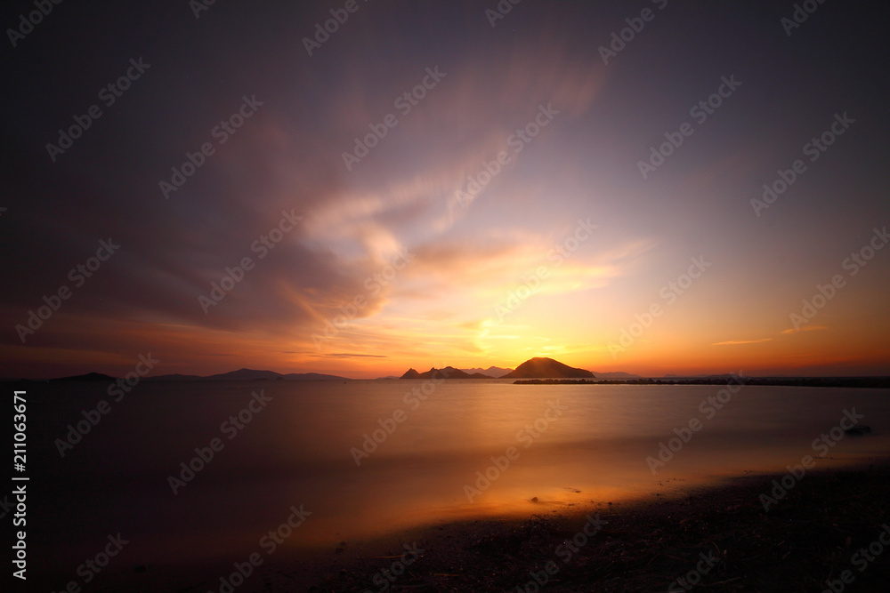 Fototapeta premium A small seaside town Turgutreis