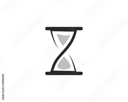 Hourglass icon vector