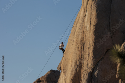 Woman climber Joshua Tree National Park