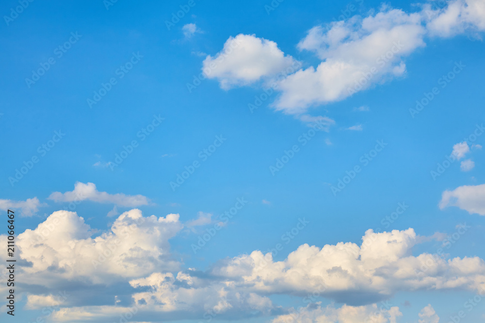 Fototapeta premium Blue sky with clouds