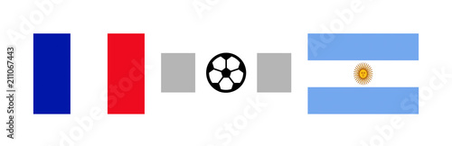 Free Download French vs Argentina Score Sports Background - GFXLoad