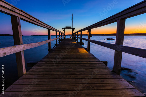 Pier At Sunset 