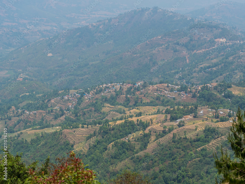 Mountain view at Nagarkot, Nepal