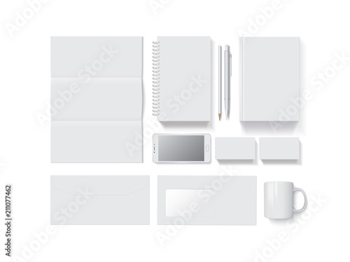 corporate identity  mock up