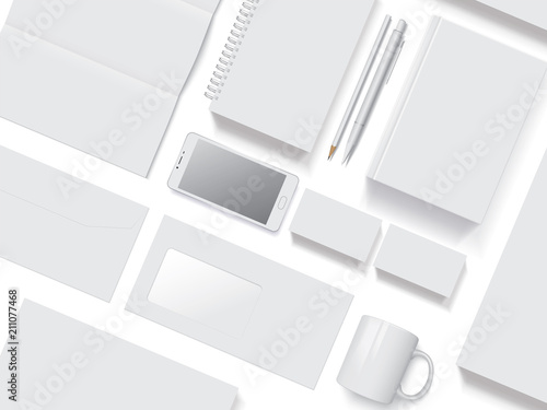 corporate identity  mock up
