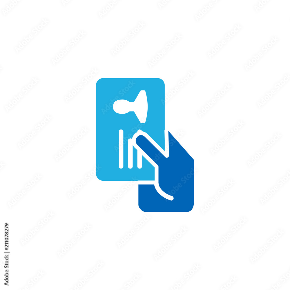 Id Card Advertising Logo Icon Design Id Card Advertising Logo Icon Design