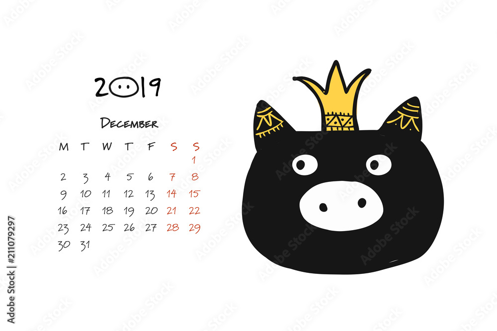 Cute piggy silhouette, symbol of 2019 year for your design Cute piggy silhouette, symbol of 2019 year for your design