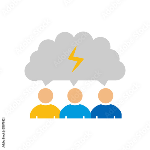 Cloud Business Strategy Logo Icon Design