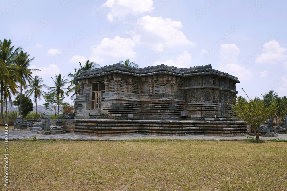 Kedareshwara Temple, Halebid, Karnataka. View from the North East.