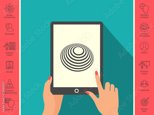 Logo design - Earth symbol