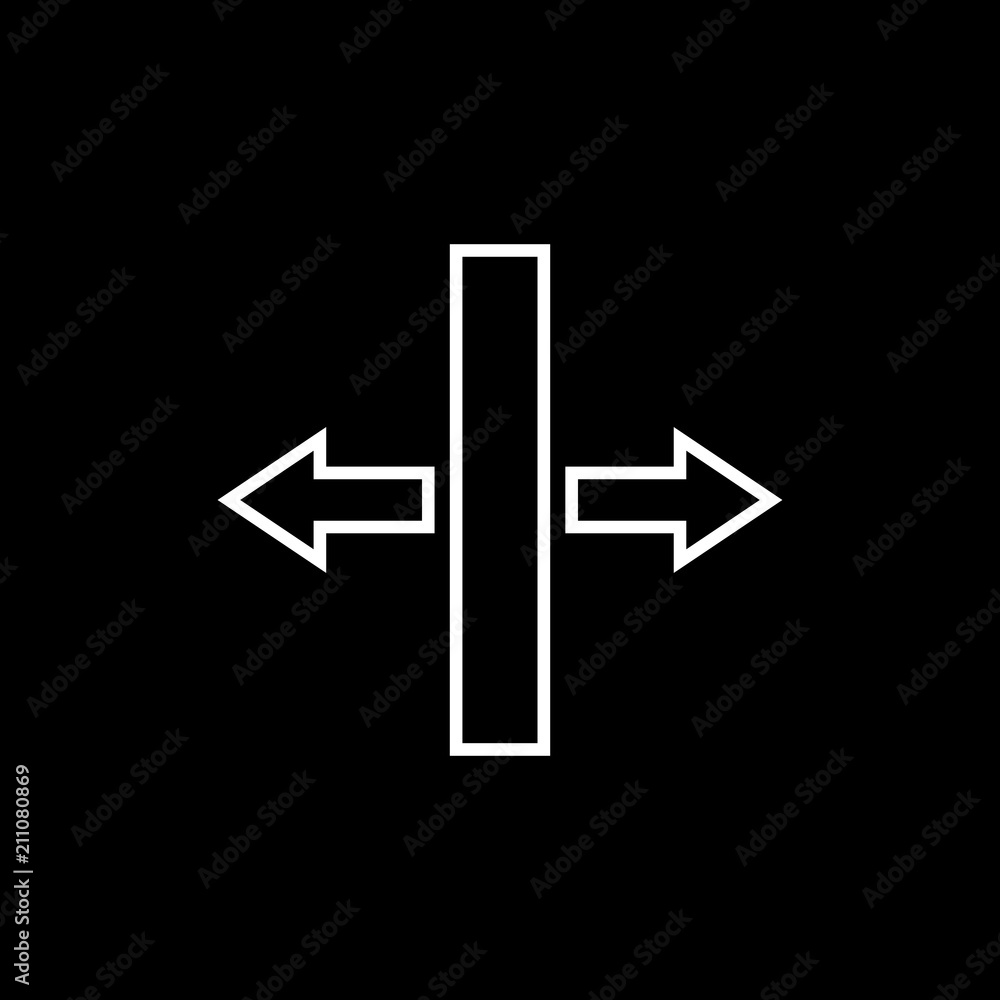 Arrows vector icon Arrows vector icon