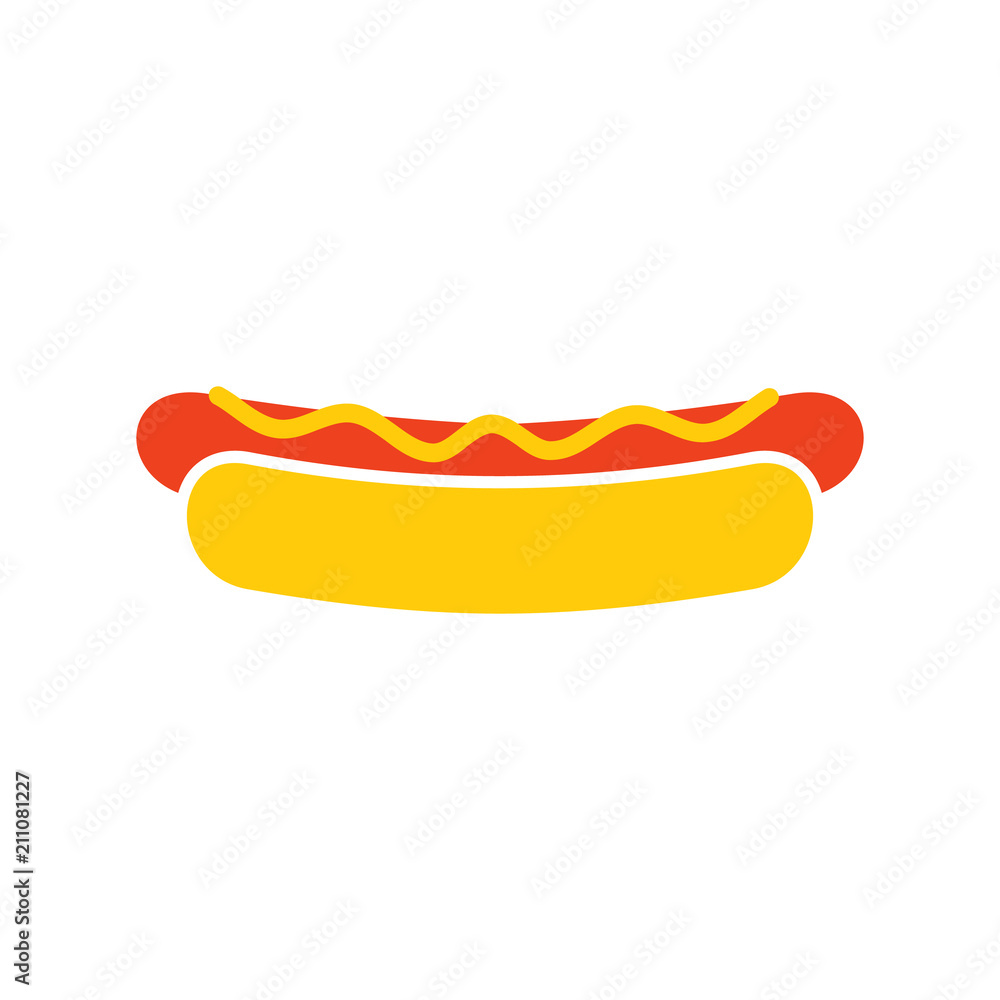 Hotdog Food Logo Icon Design Hotdog Food Logo Icon Design