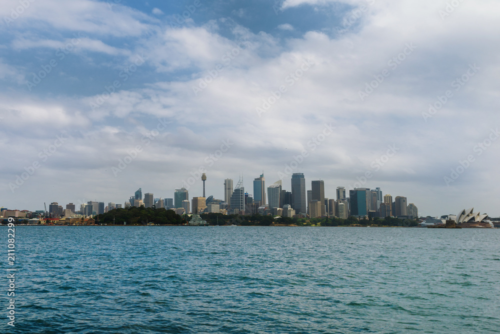 sydney as seen from the harbour