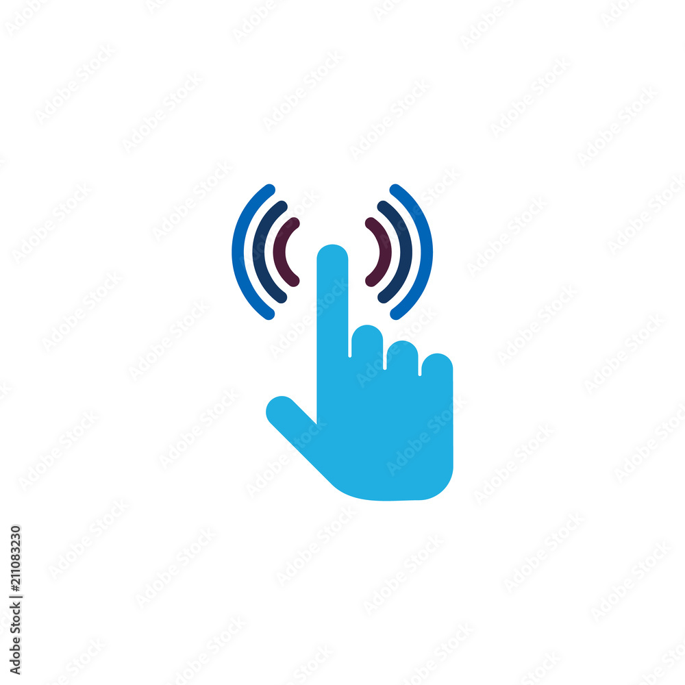 Touch System Logo Icon Design Touch System Logo Icon Design