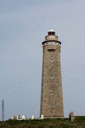 le phare de cap lévi en Normandie à Fermanville dans le Cotentin, Manche