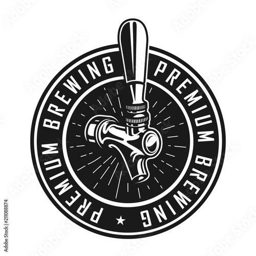 Vintage premium brewery label