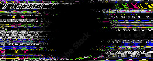 Glitch frame. Display error background. Computer screen digital noise. Abstract business design. Video game glitch. TV signal fail. Technical problem grunge wallpaper.