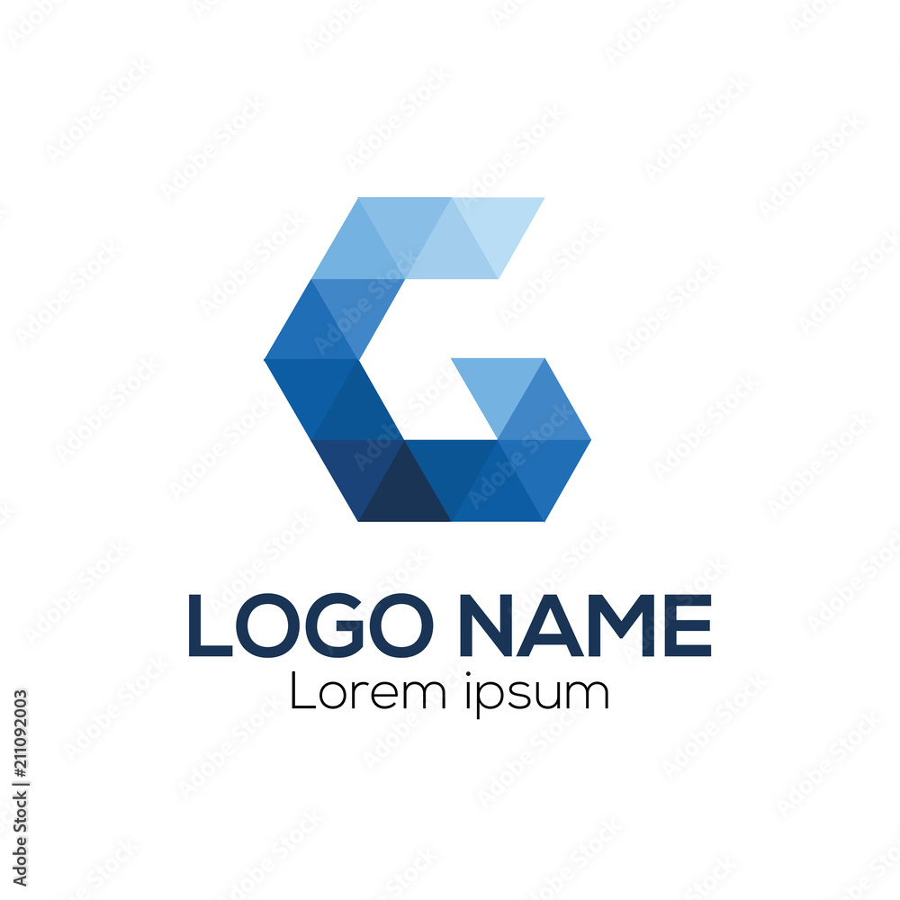 Fototapeta premium G Letter Logo vector template. Colorful letter G logo vector template