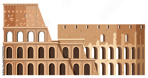 Colosseum In Rome Italy Landmark