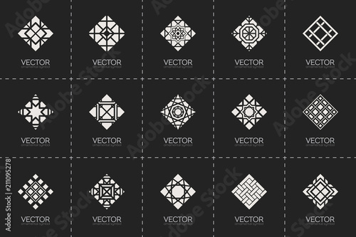 Vector geometric symbols