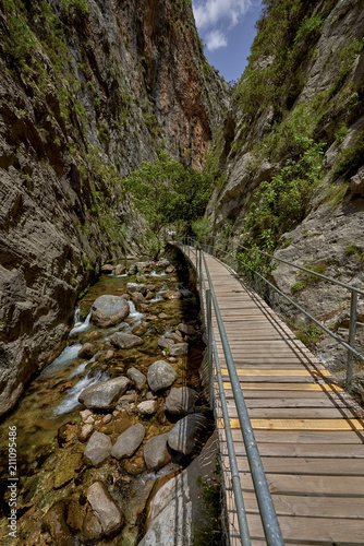 The Sapadere canyon in the Taurus mountains, Alanya, Turkey