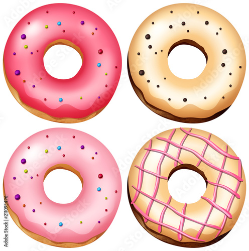 A Set of Delicious Donut