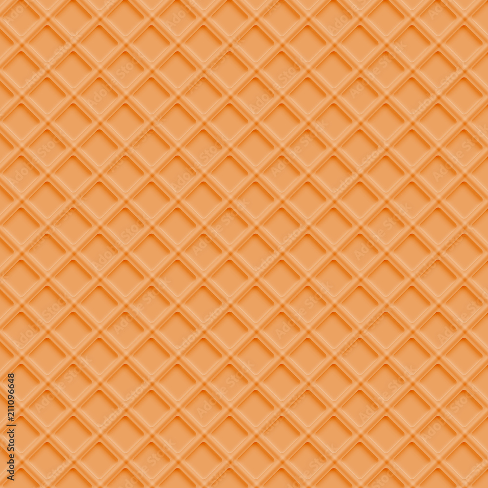 Realistic waffle background Realistic waffle background