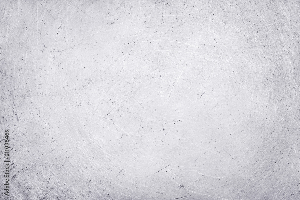 Naklejka premium aluminium texture background, scratches on stainless steel.
