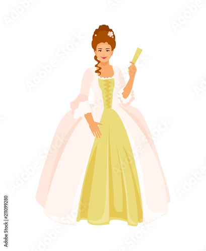 Fashion Rococo vector