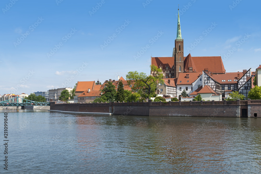 Naklejka premium Polen, Breslau,