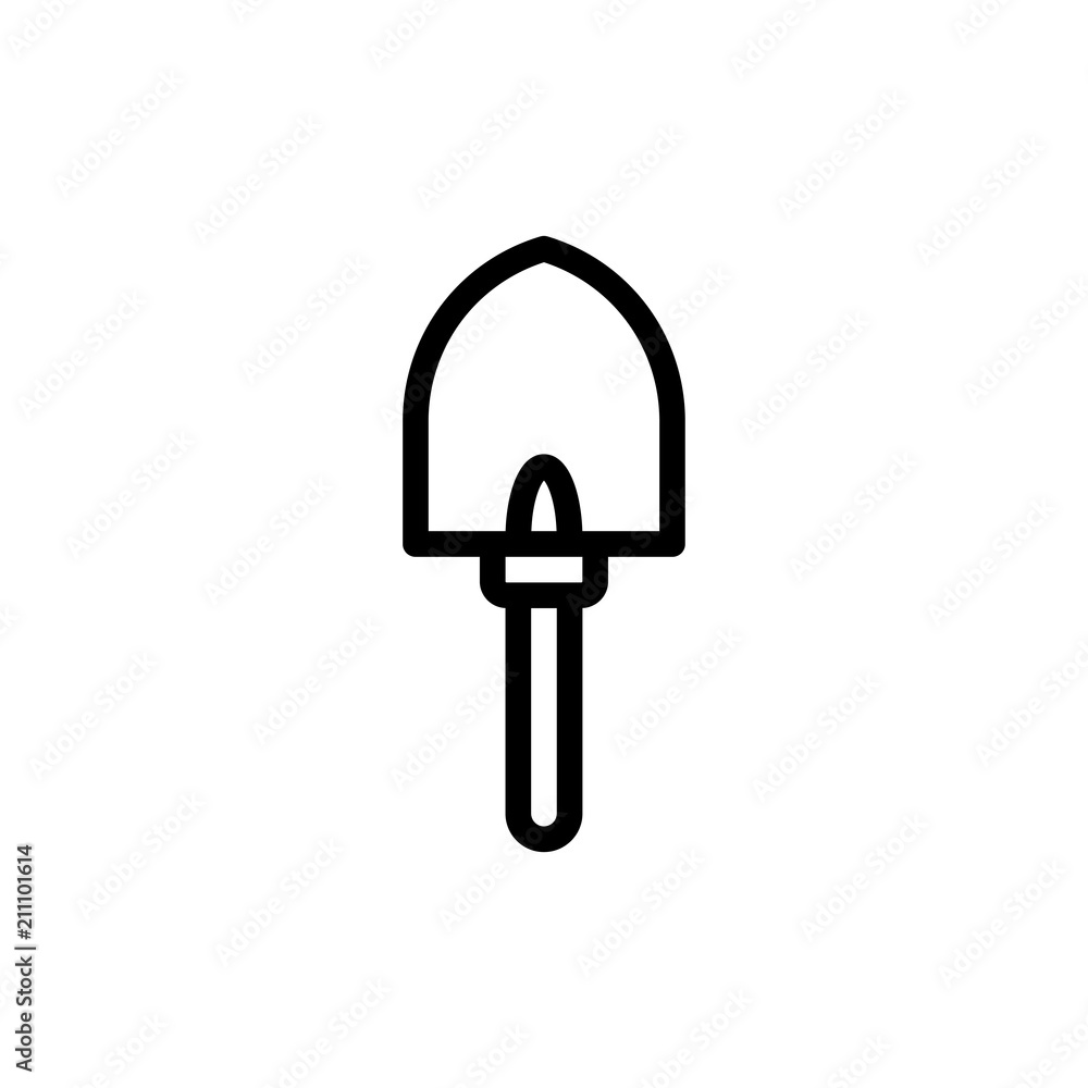 shovel icon vector illustration shovel icon vector illustration