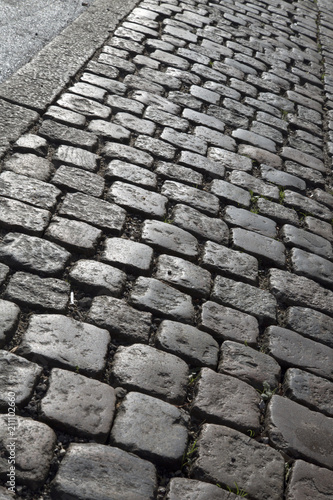 Photography Cobblestone Street Background, Copenhagen