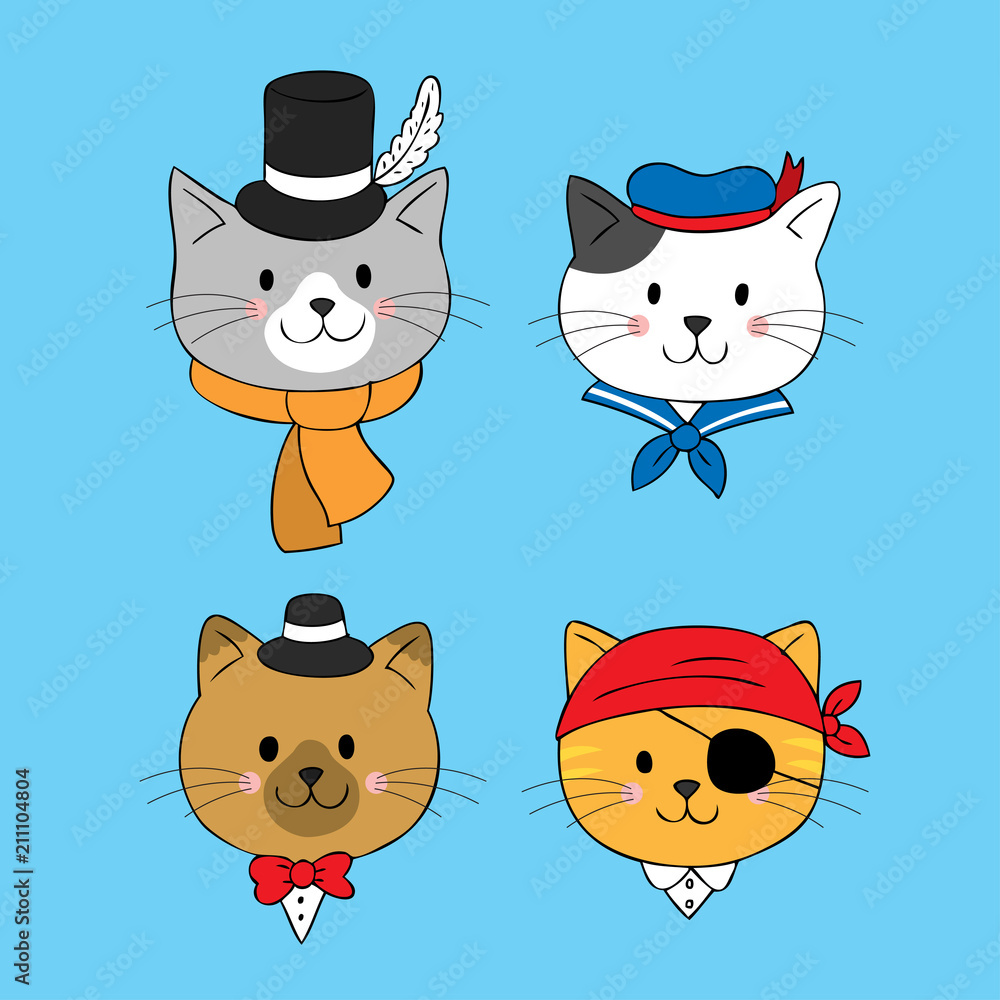 Obraz premium facecat