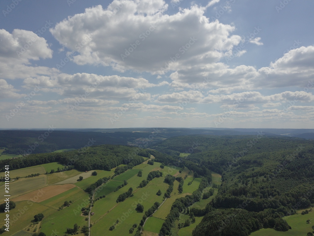 Obraz premium Bavaria Germany from above