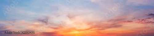 Panel kuchenny z motywem Colorful sunset twilight sky