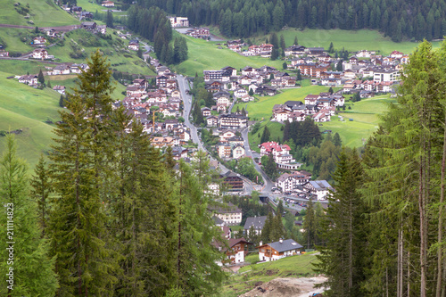 Idyllic alpine village photo