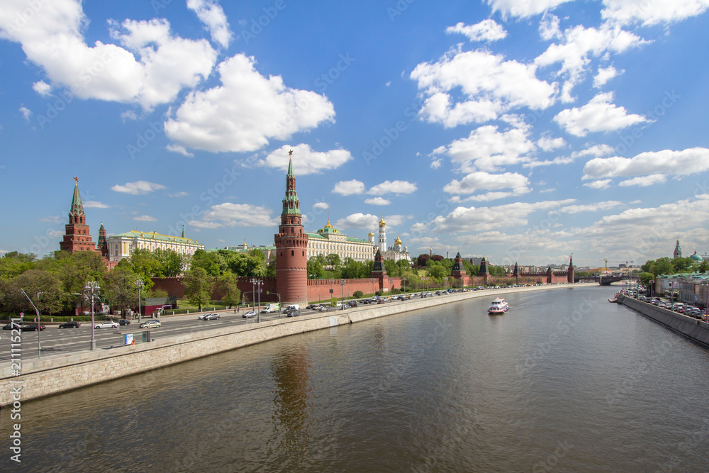 Moscow Kremlin wall, Russia