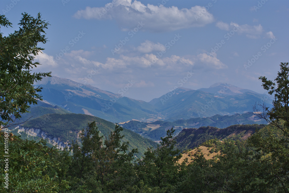 Panorama dal Monte Nerone Panorama dal Monte Nerone