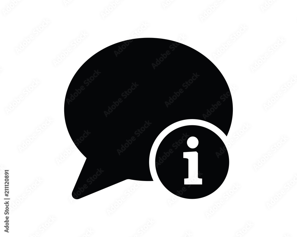 chat information icon design round illustration,glyph style design, designed for web and app chat information icon design round illustration,glyph style design, designed for web and app