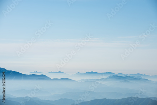 A mountain scene full of clouds © JONGMOOK