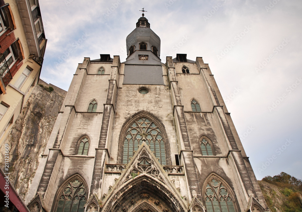 Collegiate church of Notre Dame in Dinant. Belgique