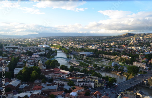 Widok na Tbilisi, Gruzja