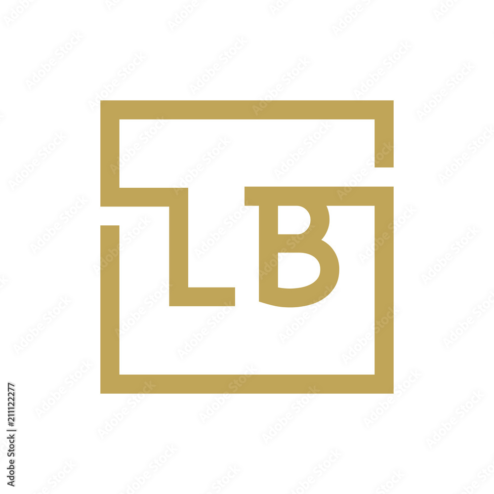 two letter logo line square LA TO LZ two letter logo line square LA TO LZ