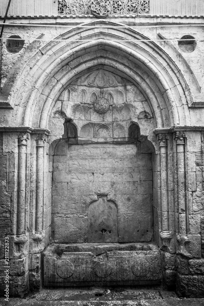 Public fountain in Jerusalem