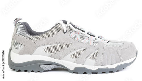 Sport shoes on white background