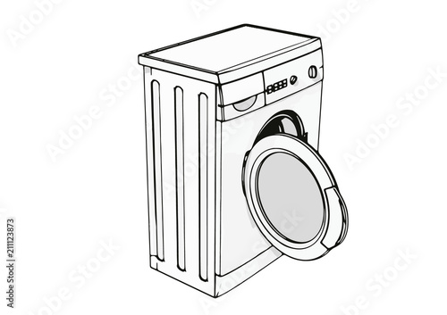 washing machine outline