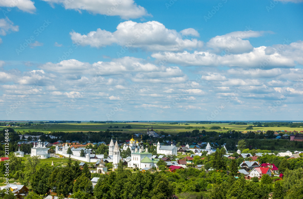 View from the bell tower in Suzdal