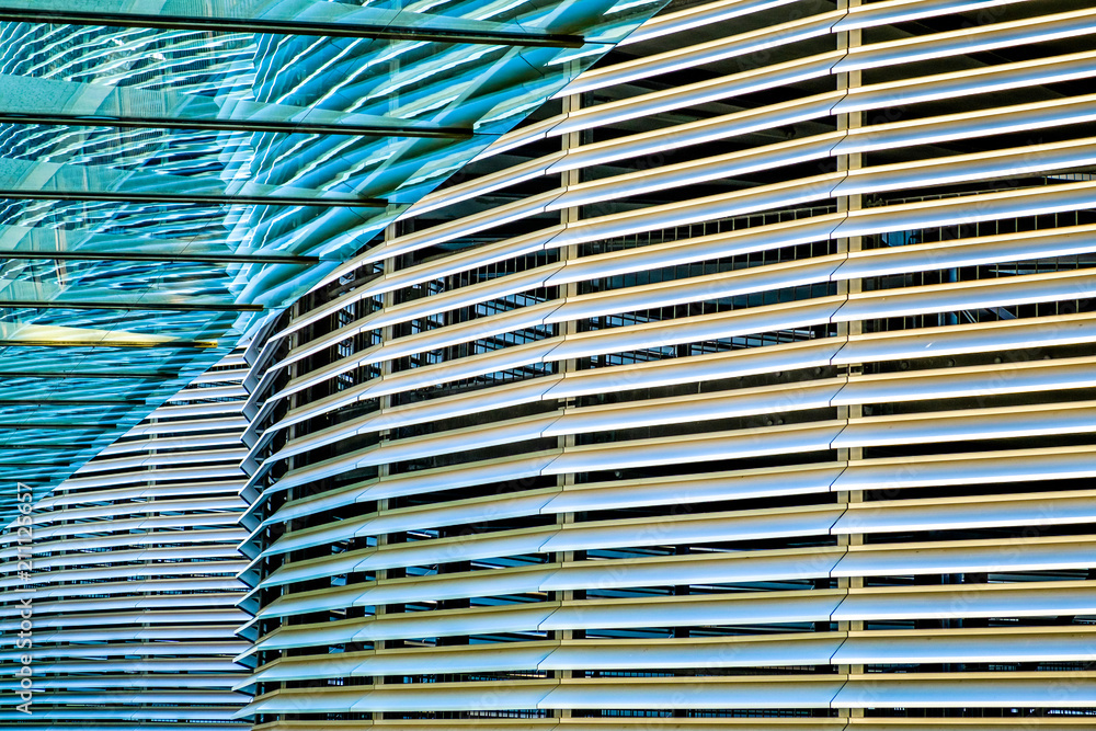 Obraz premium corrugated steel