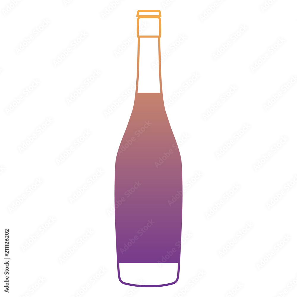 champagne bottle icon over white background, vector illustration champagne bottle icon over white background, vector illustration