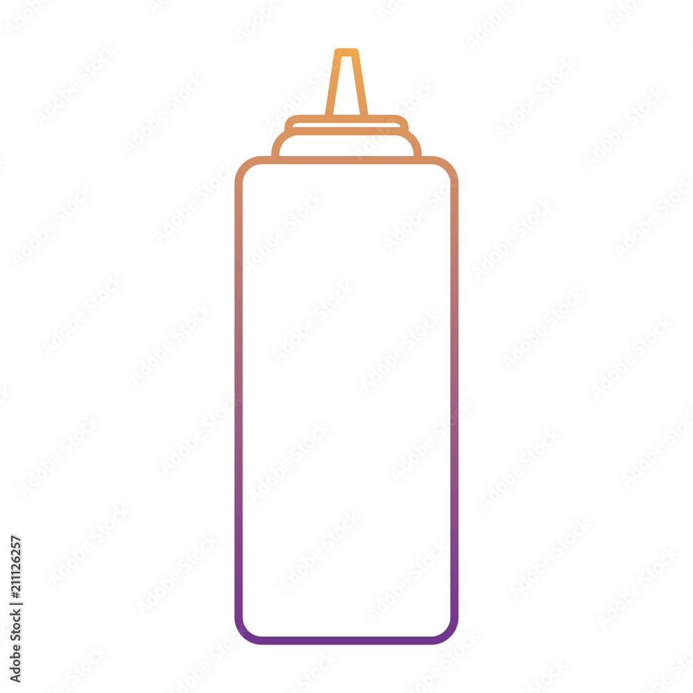 ketchup bottle icon over white background, vector illustration ketchup bottle icon over white background, vector illustration